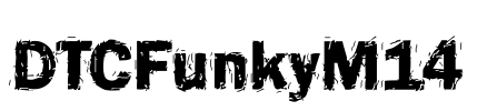 DTCFunkyM14 Font Image