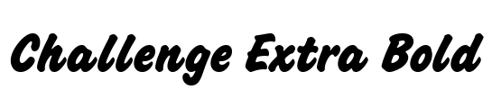 Challenge Extra Bold