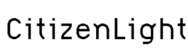 CitizenLight Font Image