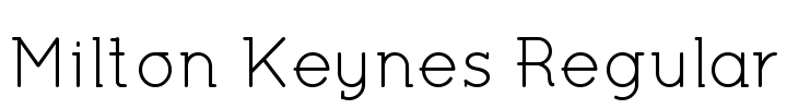 Milton Keynes Regular Font Image
