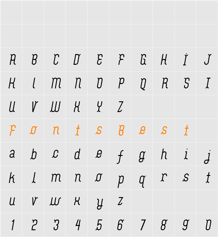 FlashBoy Character Map