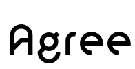 Agree Font Image