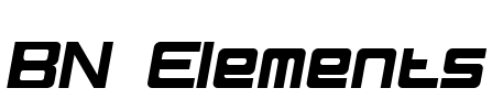 BN Elements Font Image
