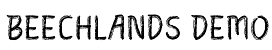 Beechlands Demo Font Image