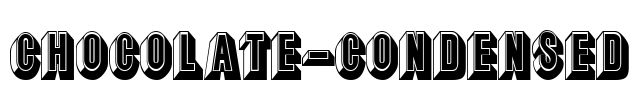 Chocolate-Condensed Font Image