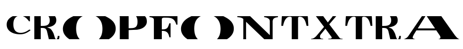 CropFontXtra