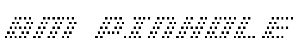BM pinhole Font Image
