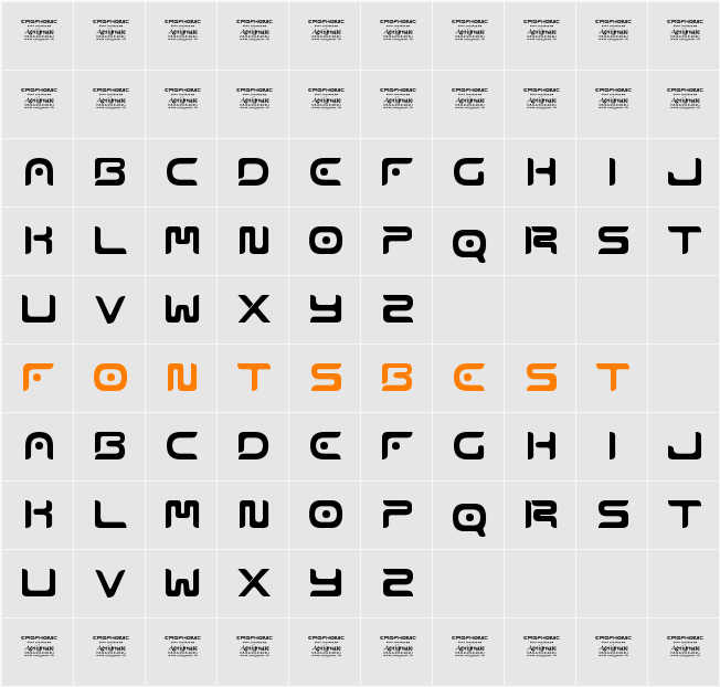 Emophonic Character Map