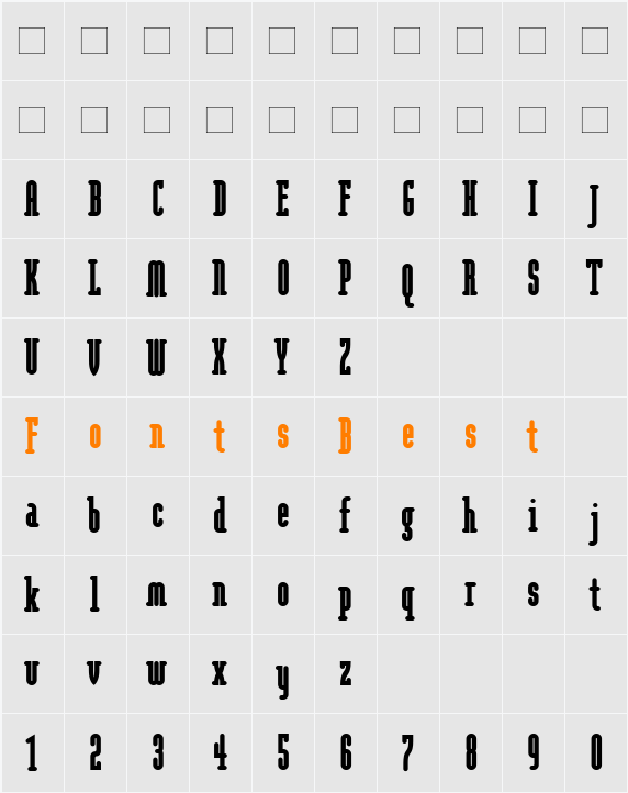 ModulaRoundSerif-Ultra Character Map