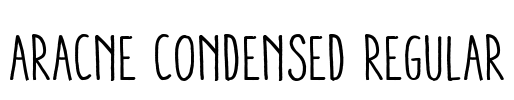 Aracne Condensed Regular