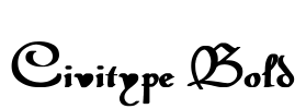 Civitype Bold Font Image