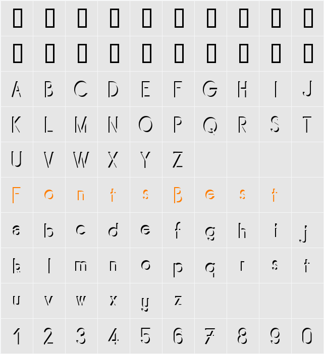 Mirage Character Map