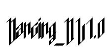 Dancing_DL1.0 Font Image