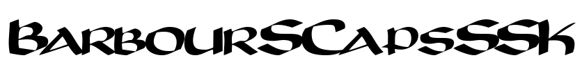 BarbourSCapsSSK Font Image