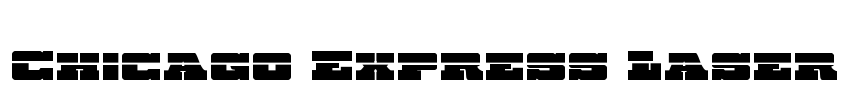 Chicago Express Laser Font Image