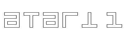 Atari 1 Font Image