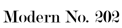 Modern No. 202
