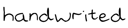 handwrited