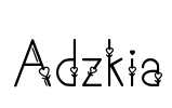Adzkia Font Image