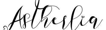 Astherlia Font Image