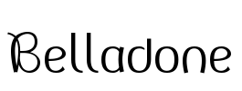 Belladone Font Image