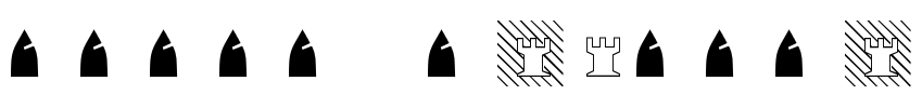 Chess Utrecht Font Image