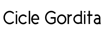 Cicle Gordita Font Image