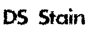 DS Stain Font Image