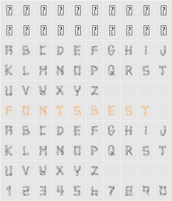Bacon Bad Character Map