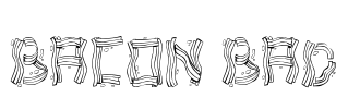 Bacon Bad Font Image