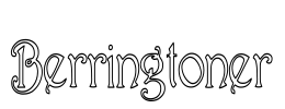 Berringtoner Font Image