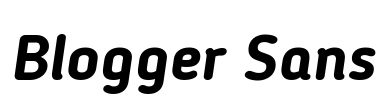 Blogger Sans