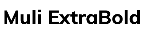 Muli ExtraBold