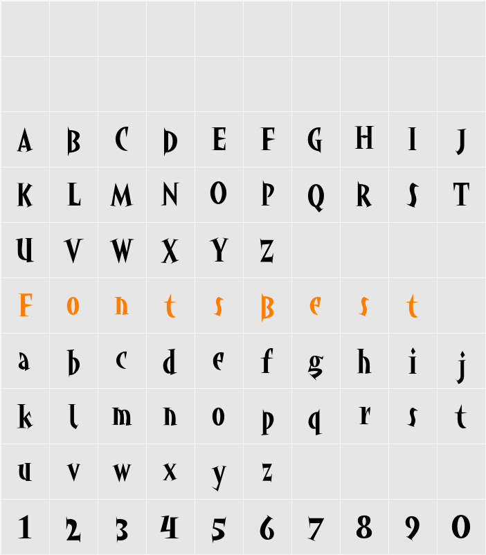 akaHoggle Character Map