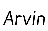Arvin Font Image