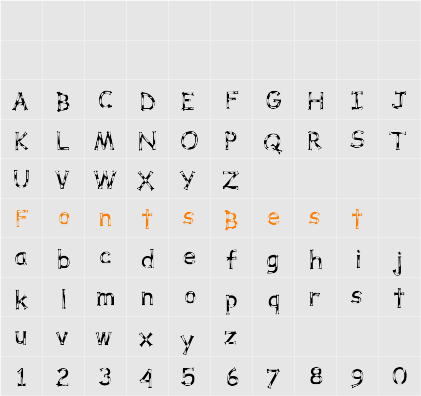 Dalmata Dream Character Map