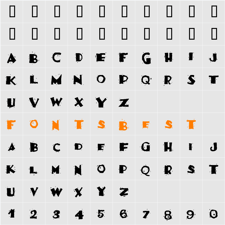 Fajita ICG Mild Character Map