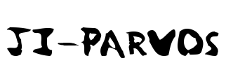 JI-Parvos Font Image