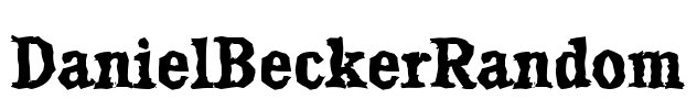 DanielBeckerRandom Font Image