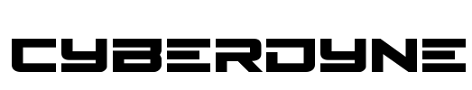 Cyberdyne Font Image