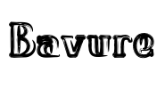 Bavure Font Image