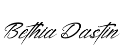 Bethia Dastin Font Image