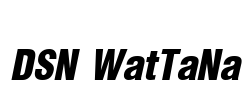 DSN WatTaNa Font Image