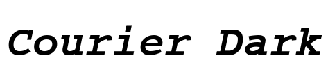Courier Dark