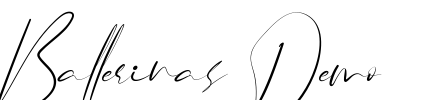 Ballerinas Demo Font Image