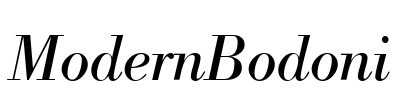 ModernBodoni