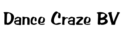 Dance Craze BV Font Image