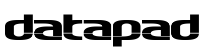 Datapad Font Image