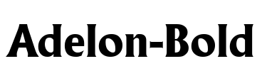 Adelon-Bold Font Image