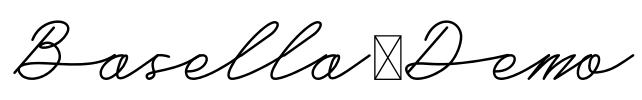 Basella-Demo Font Image
